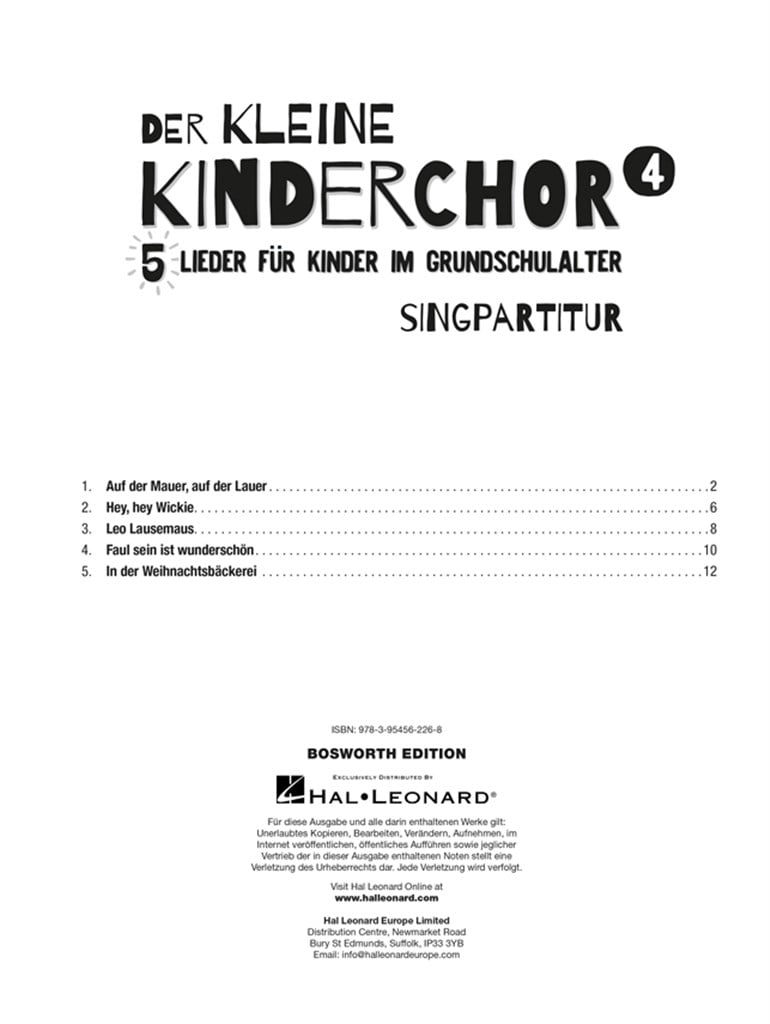 Der kleine Kinderchor 4